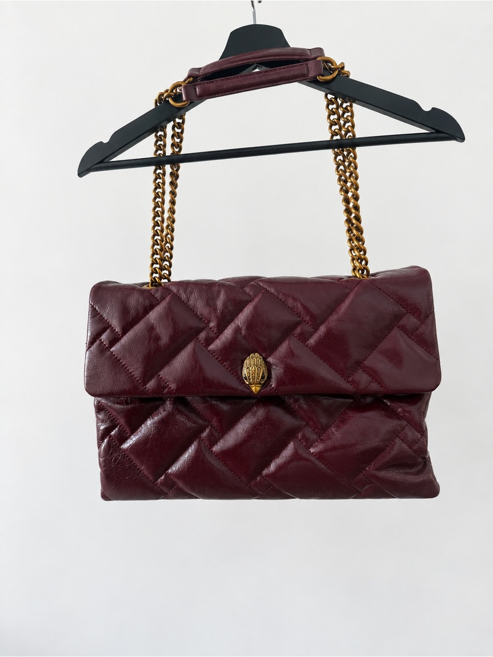 Kurt Geiger Kensington Soft XXL Bag Wine Burgundy